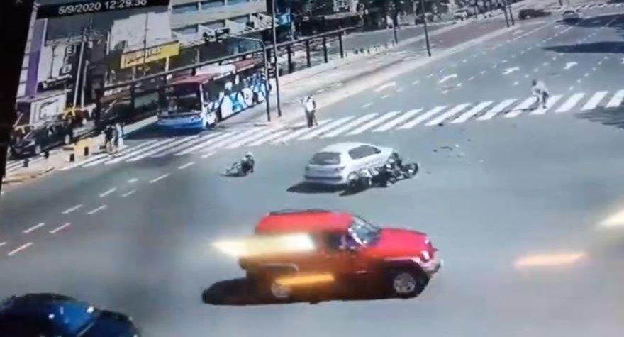 Video As Fue El Choque De Nacho Viale Con Su Moto En Pleno Palermo