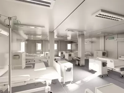 Hospital modular. Interior A