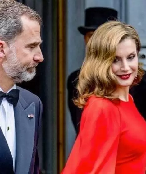 El-despampanante-vestido-con-el-que-Letizia-brill-en-el-cumpleaos-del-rey-de-Holanda