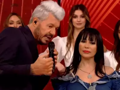 Marcelo Tinelli y Marixa Balli, cuando la bailarina pas por el Bailando en Amrica TV