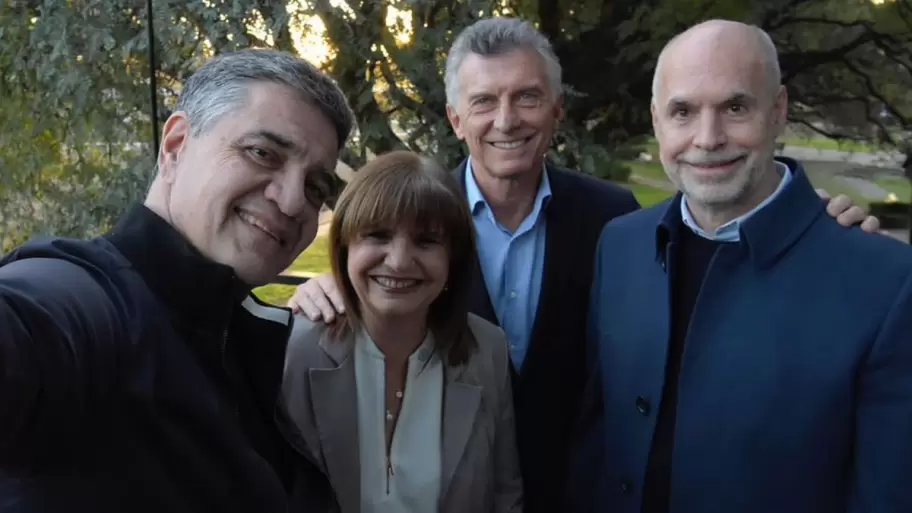 Jorge Macri, Patricia Bullrich, Mauricio Macri y Horacio Rodrguez Larreta