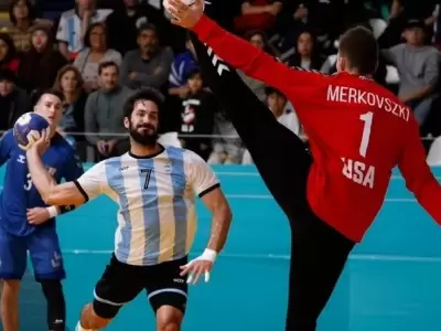 Seleccin Argentina de handball contra Estados Unidos