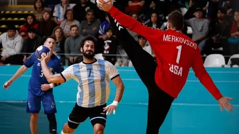 Seleccin Argentina de handball contra Estados Unidos