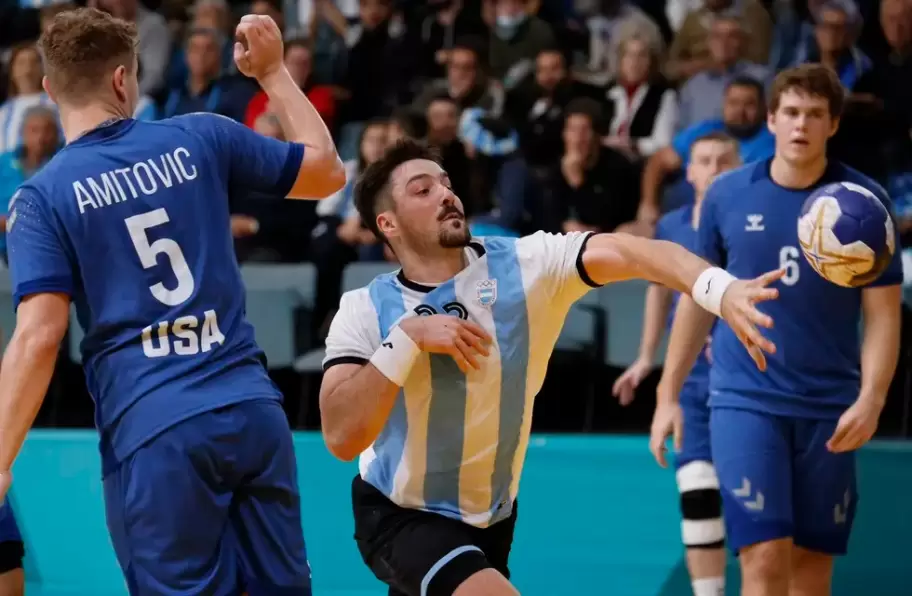 Seleccin Argentina de handball contra Estados Unidos