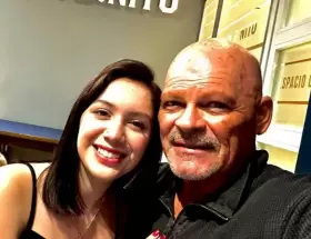 Delfina Wagner y Walter "Alfa" Santiago