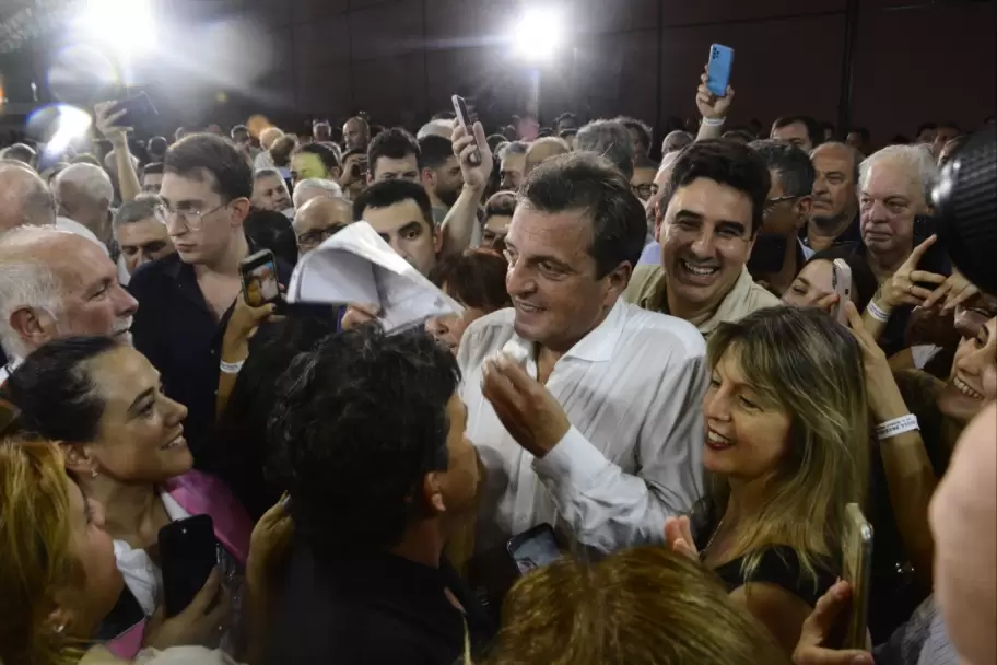 El acto de Sergio Massa en santa fe