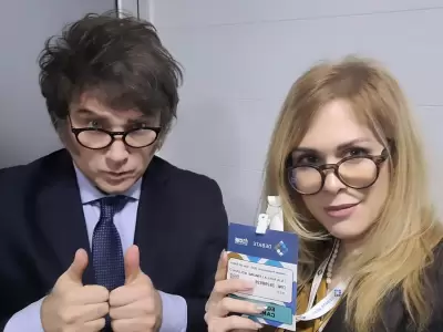 Javier MIliei y Lilia Lemoine.