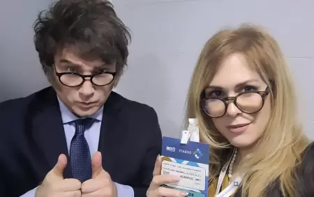 Javier MIliei y Lilia Lemoine.