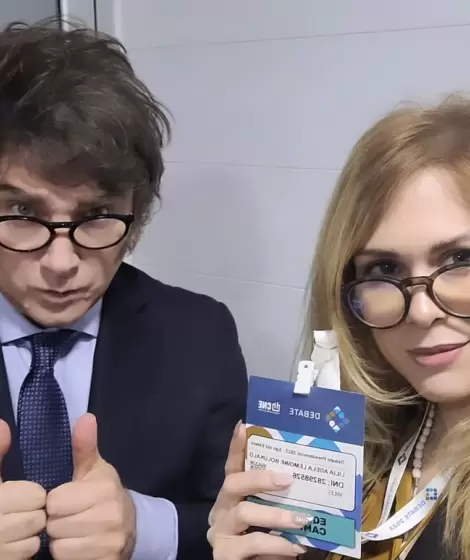 Javier MIliei y Lilia Lemoine.