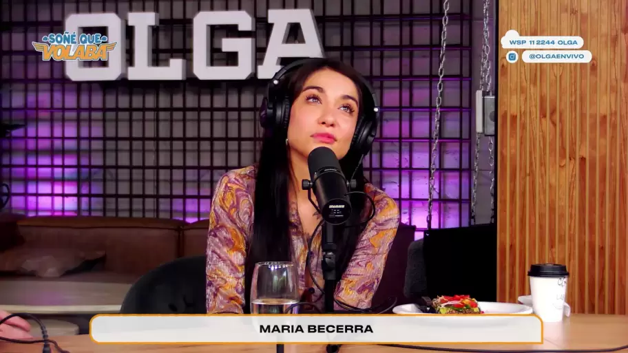 Mara Becerra durante su paso por Olga.