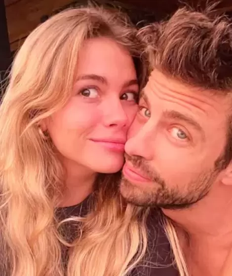 Clara Chia y Gerard Pique