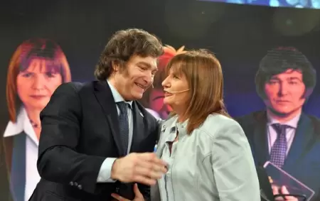 Javier Milei y Patricia Bullrich