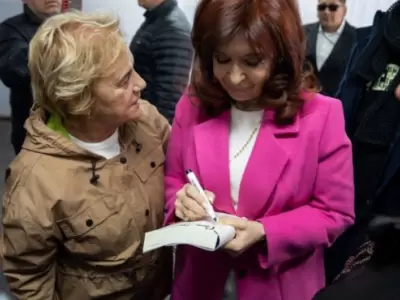 Cristina Fernndez de Kirchner votando