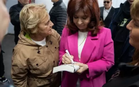 Cristina Fernndez de Kirchner votando