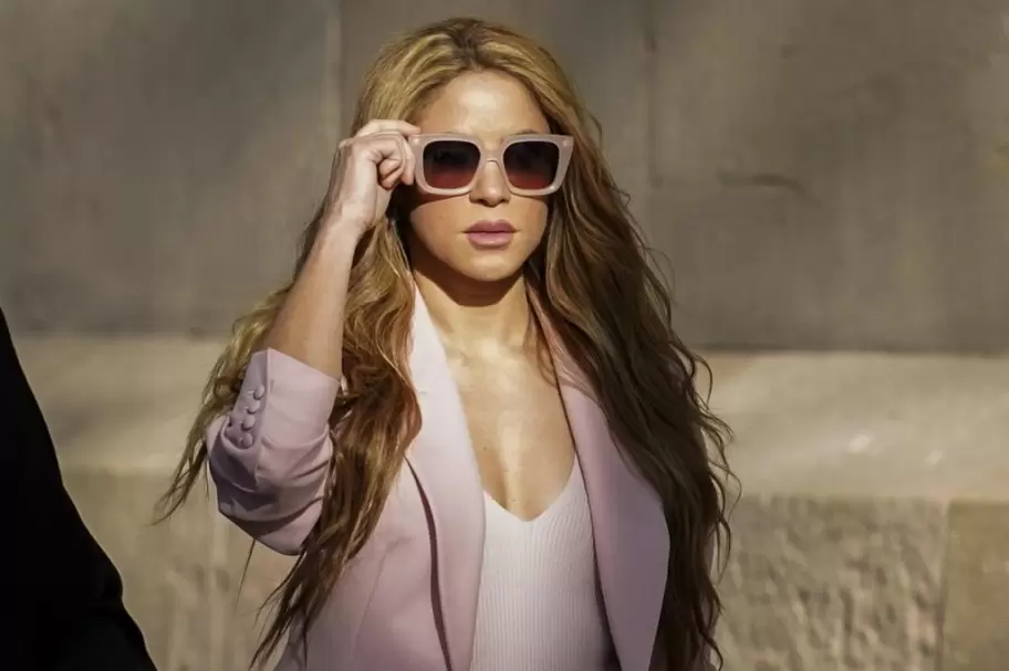 Shakira hoy antes de enfrentarse a la justicia espa�ola