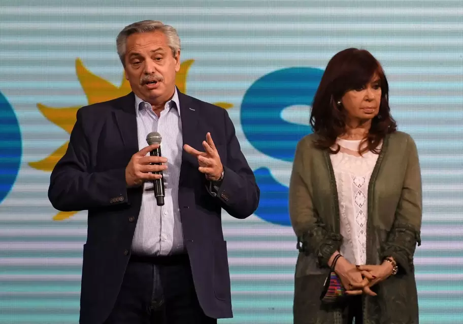 Cristina Fernndez de Kirchner y Alberto Fernndez.