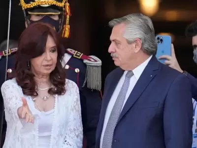 Alberto Fernndez y Cristina Kirchner.