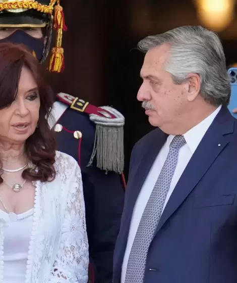 Alberto Fernndez y Cristina Kirchner.