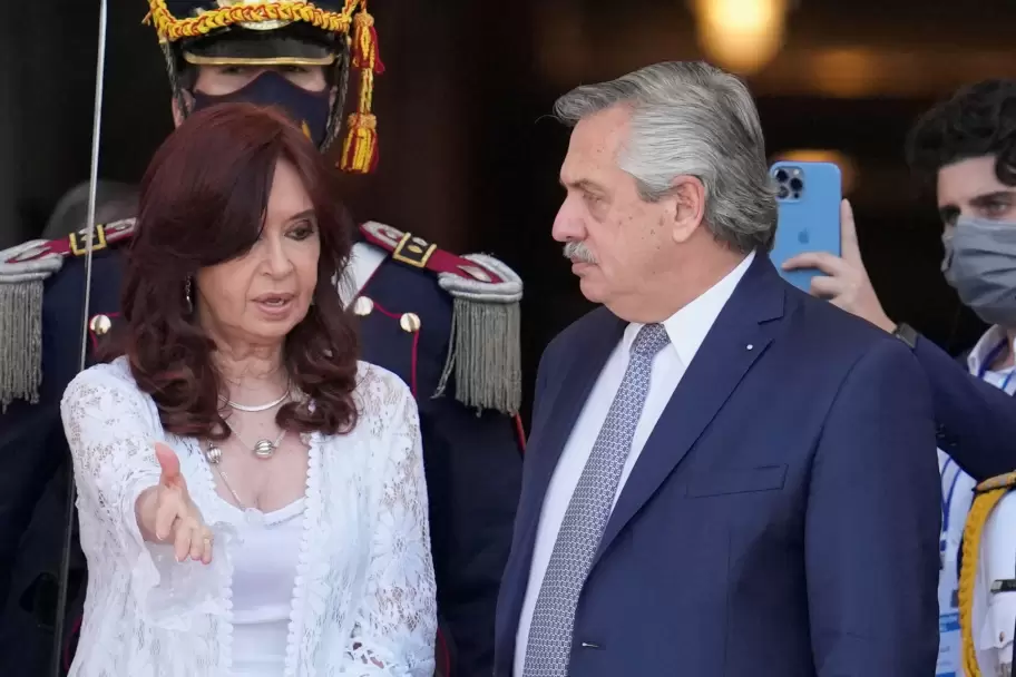 Alberto Fernndez y Cristina Kirchner.