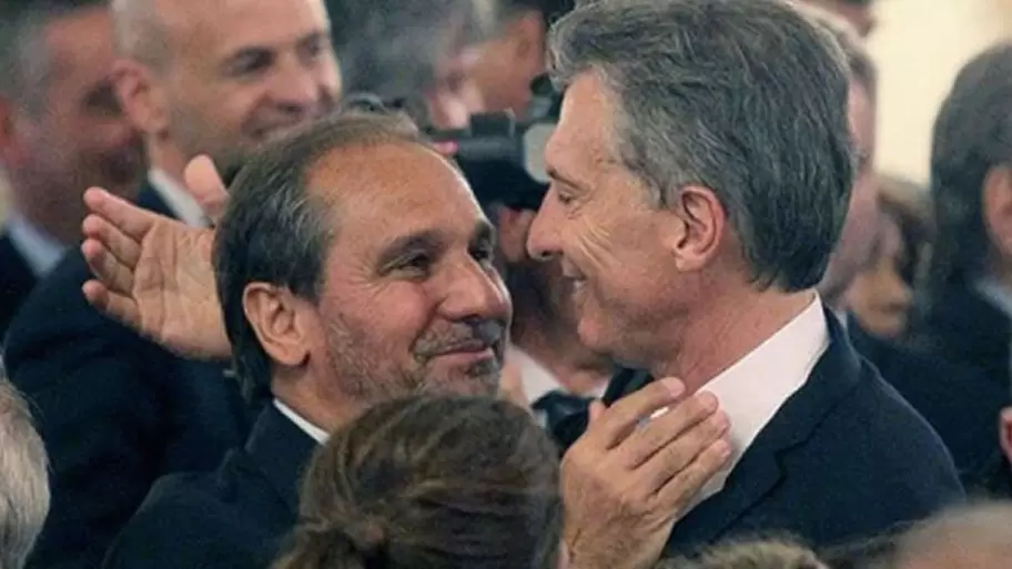 Mauricio Macri junto a Nicols Caputo