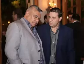 Pablo Toviggino y Chiqui Tapia.