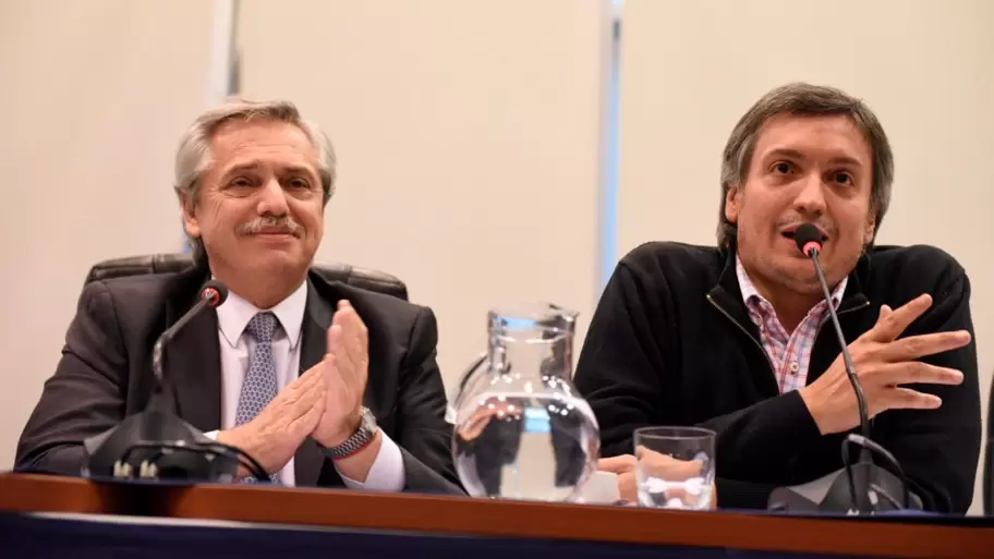 Alberto Fernndez y Mximo Kirchner
