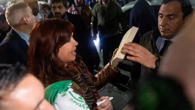 Cristina Kirchner la noche del intento del asesinato