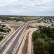 Espinoza y Katopodis inauguraron un nuevo tramo de la Autopista Presidente Perón