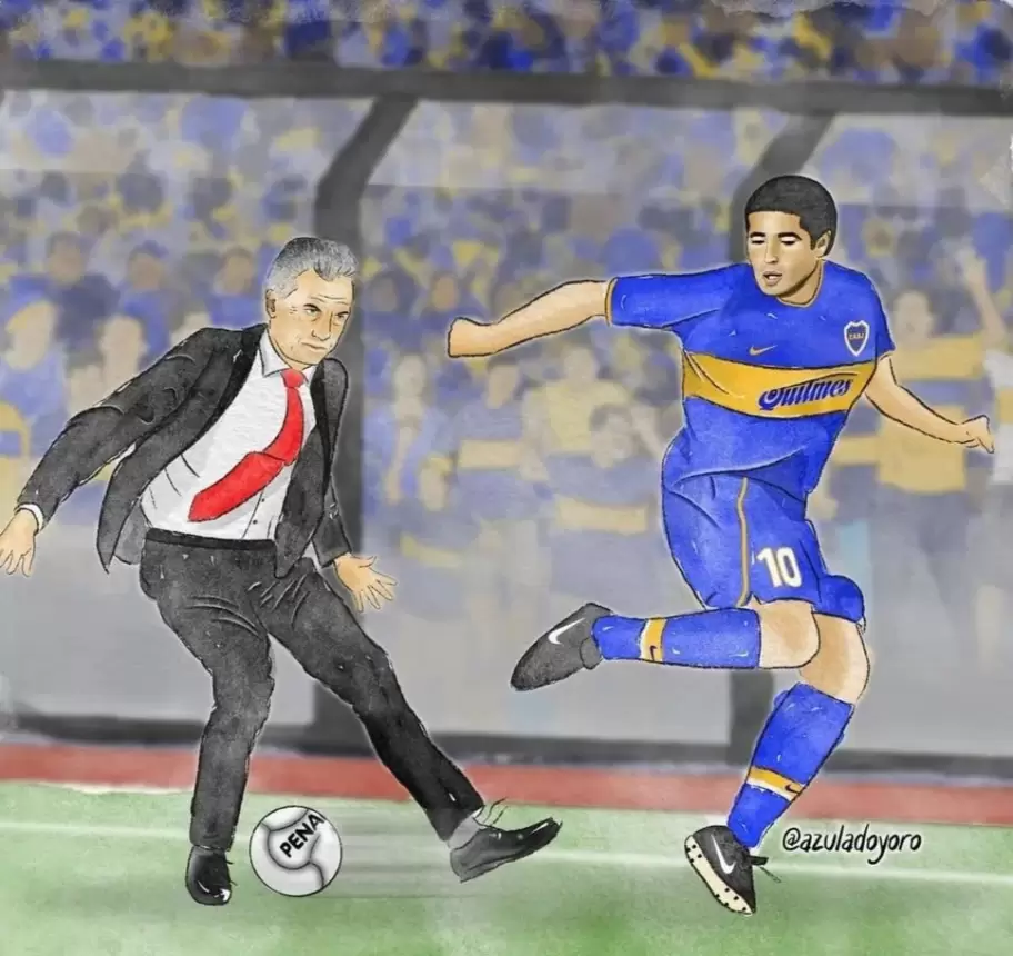 Mauricio Macri VS Juan Romn Riquelme