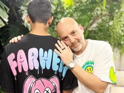 La primera foto de Jos Mara Muscari y Lucio que se volvi viral