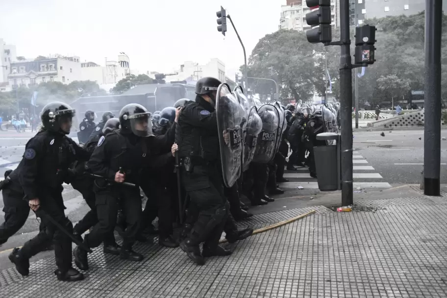 La polica promete represin