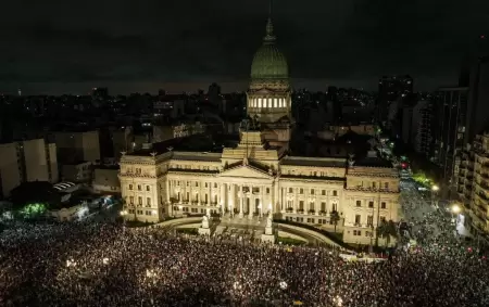 Cacerolazo en el Congreso nacional, 21 de diciembre de 2023