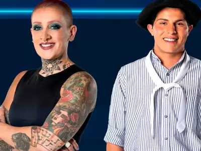 Juliana "Furia" Scaglione y Williams Lpez, participantes de Gran Hermano.