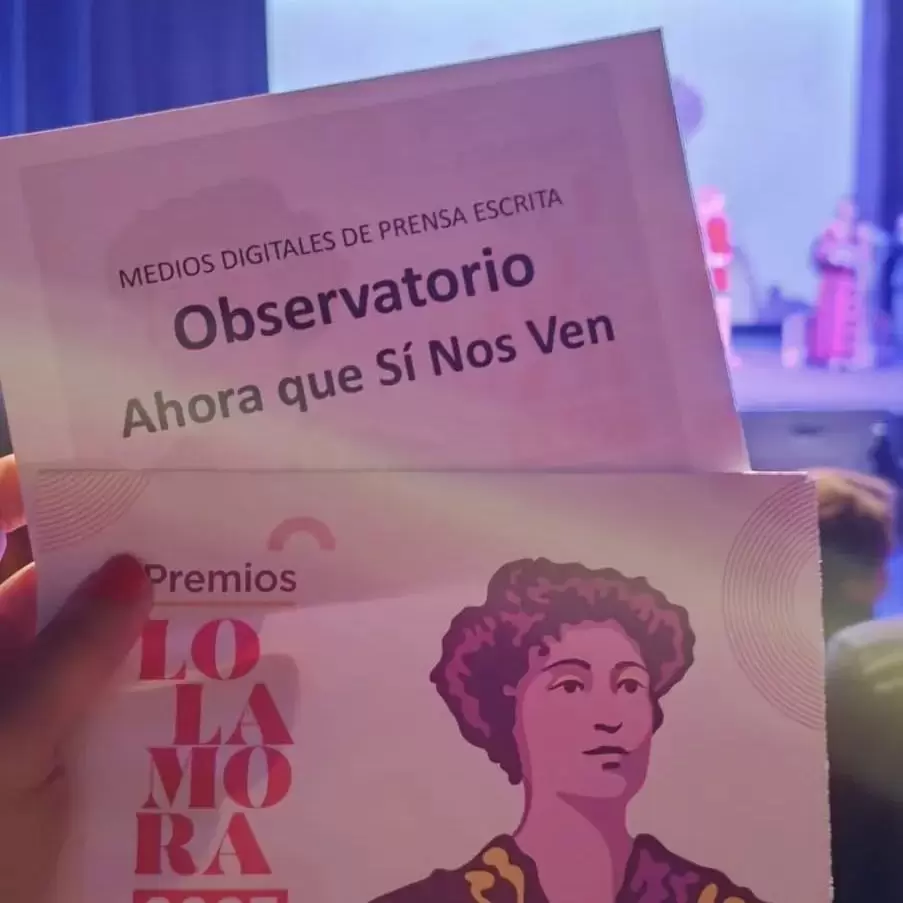 El observatorio gan el premio "Lola Mora" para medios digitales