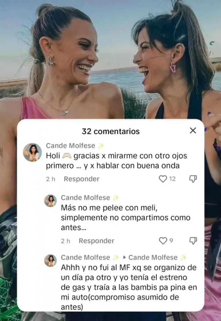 El da que Cande dijo que se haba distanciado de Mel Lezcano