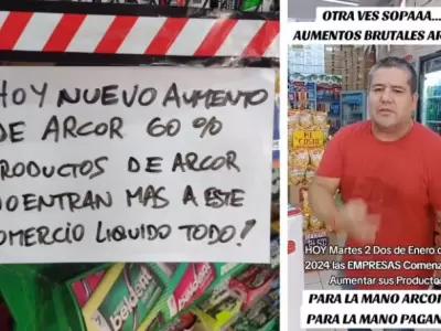 "Les habls con el corazn y te contestan con la billetera": un almacenero estall contra los aumentos desmedidos de Arcor