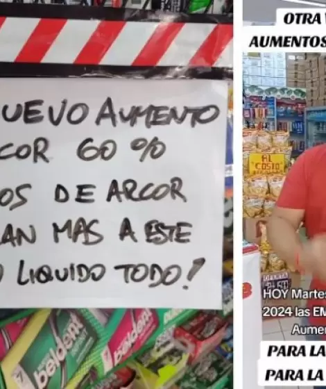 "Les habls con el corazn y te contestan con la billetera": un almacenero estall contra los aumentos desmedidos de Arcor