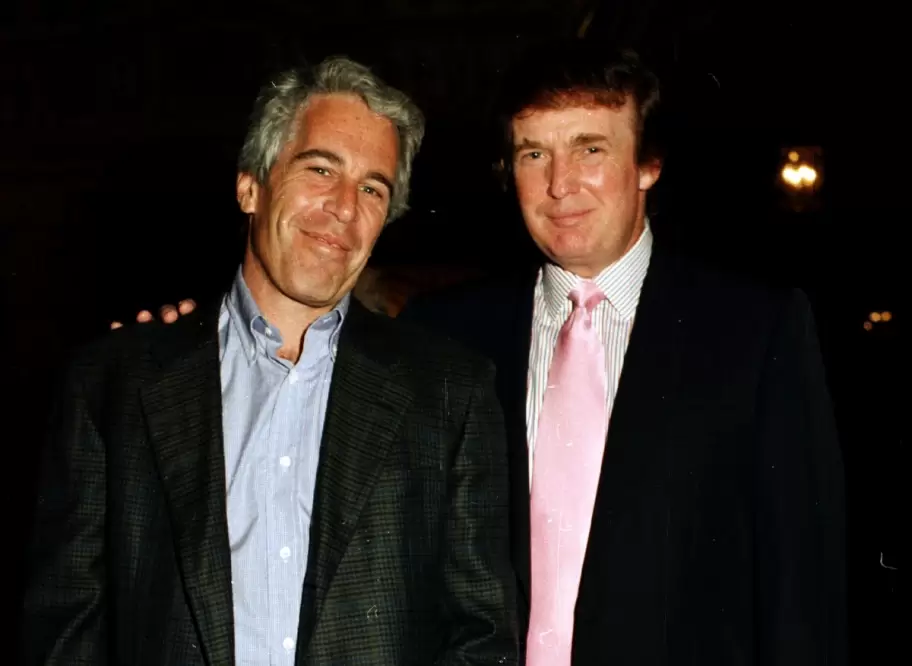 Epstein junto a su amigo, Donald Trump