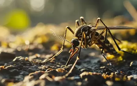 Aedes albifasciatus se reproduce sobre todo en zonas rurales
