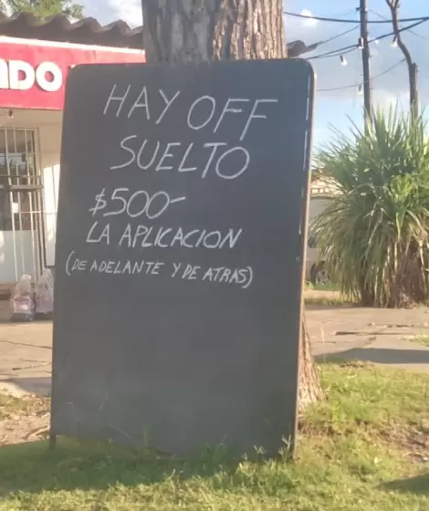 "Hay Off suelto": el nuevo negocio en la localidad de Azul.