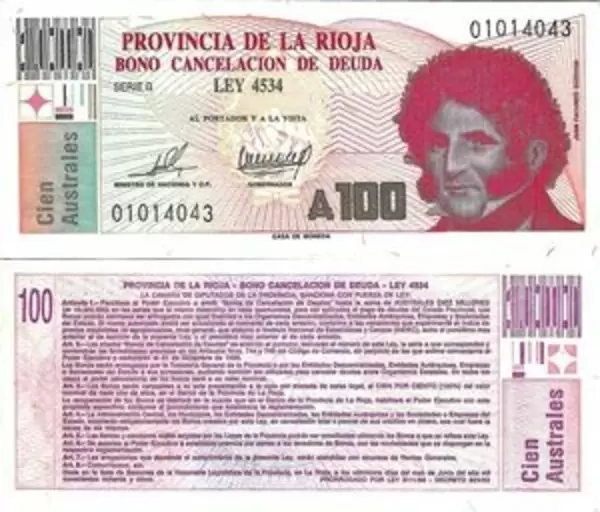 En La Rioja ya hubo una moneda paralela