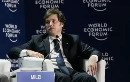 Javier Milei en Davos