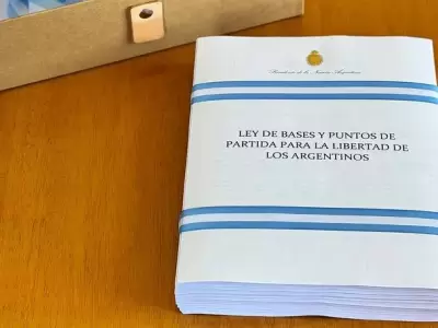 "Ley de Bases y puntos de partida para la libertad de los argentinos"