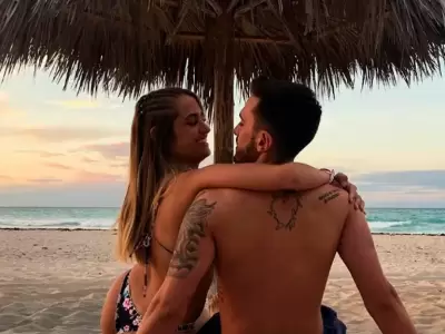 Sabrina Cortez y Brian Fernndez, antes de que ella ingrese en la casa de Gran Hermano y que le haya sido infiel tras ocho aos de relacin