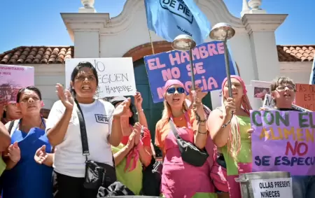 Barrios de Pie y una protesta frente a la Quinta de Olivos por la situación de los comedores populares, y de cara al paro general