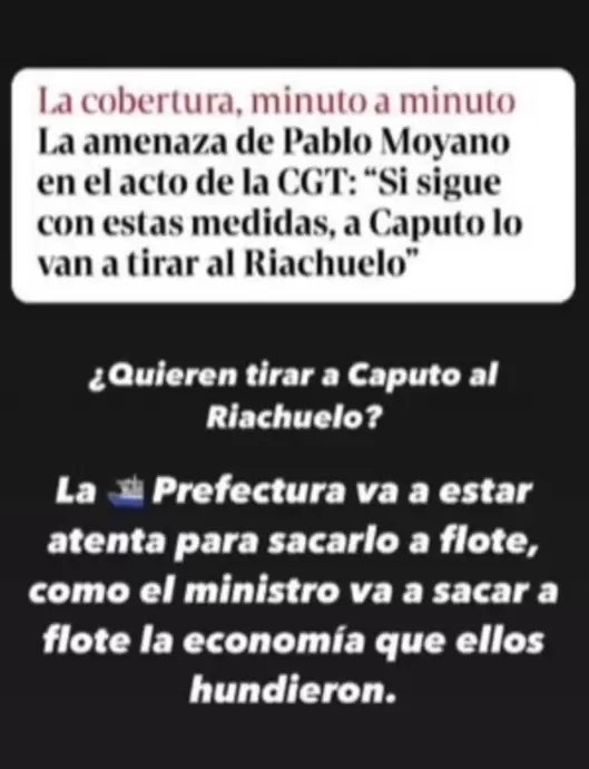 Posteo de Bullrich