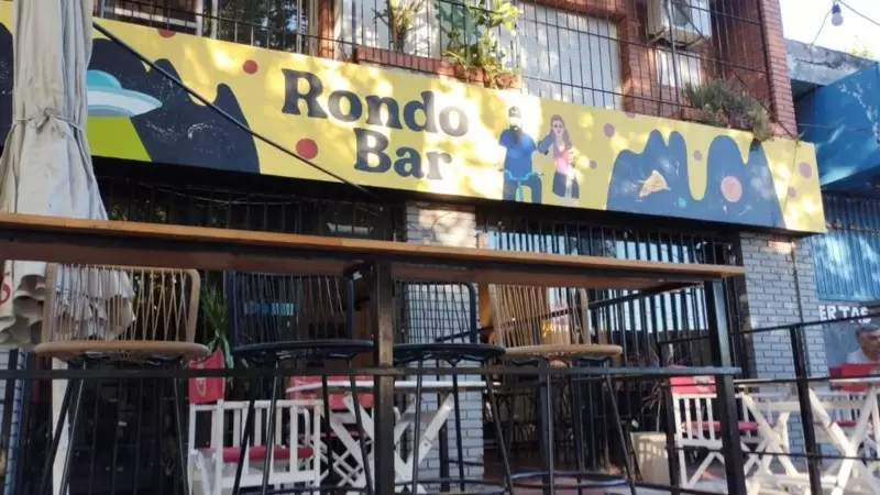 El bar que recibi la amenaza en Rosario.