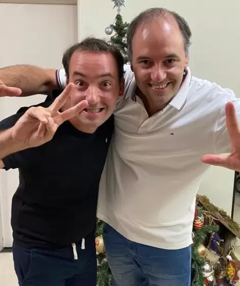 Francisco Adorni y Manuel Adorni, antes de que se incorporaran a la casta y multiplicaran su patrimonio.