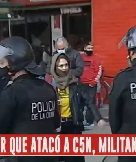 "La de los huevazos fui yo, vengan a buscarme": el d�a que Lilia Lemoine fue detenida por agredir a periodistas en una marcha anti cuarentena