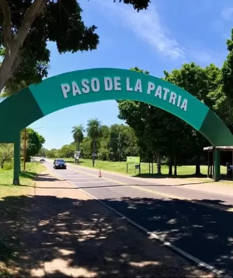 Paseo de la Patria, en Corrientes, lugar donde ocurrió el horror